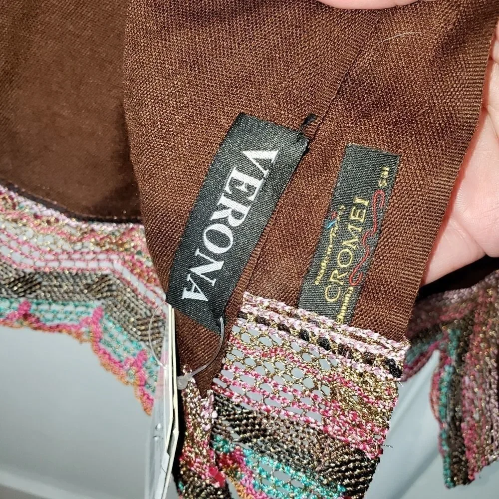 Verona Woven Metallic Hijab Scarf
